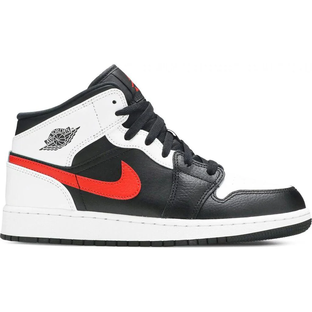 Nike Air Jordan 1 Mid 'Chile Red' GS