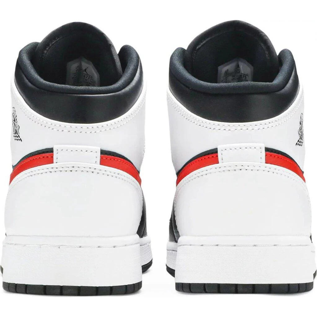 Nike Air Jordan 1 Mid 'Chile Red' GS - Image 2