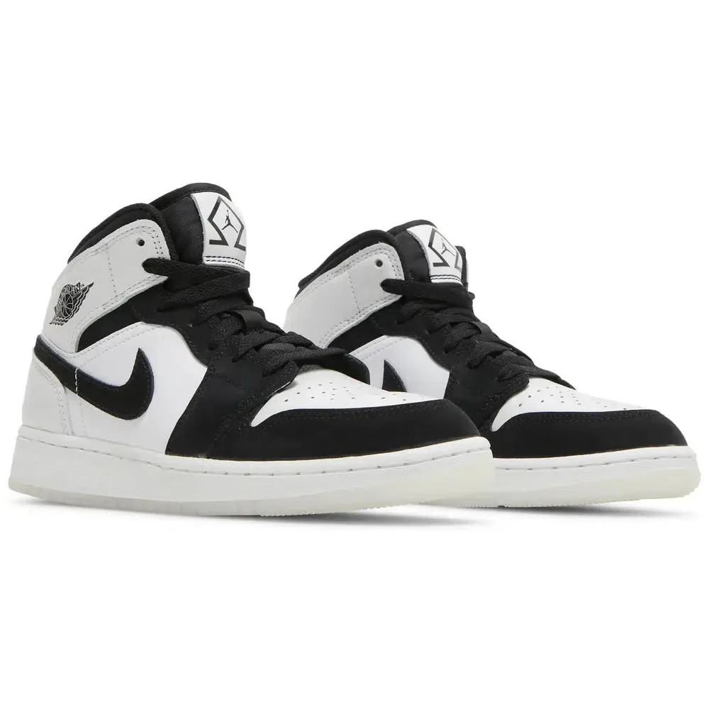 Nike Air Jordan 1 Mid 'Diamond' GS - Image 3