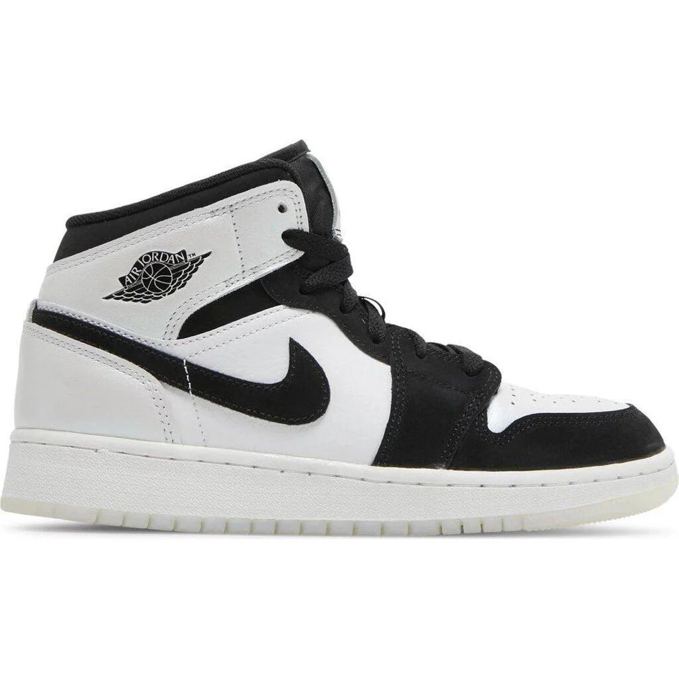 Nike Air Jordan 1 Mid 'Diamond' GS - Image 4