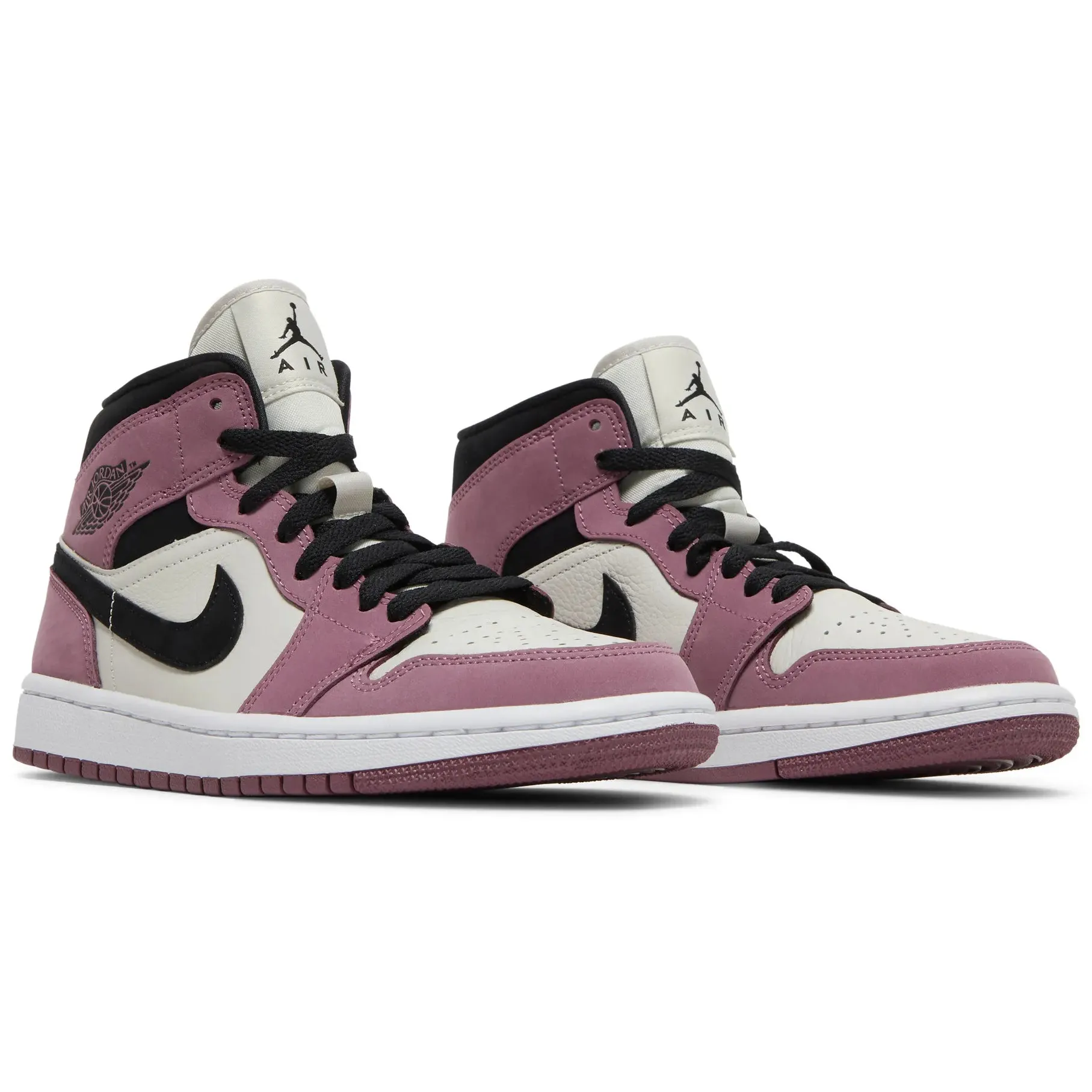 Nike Air Jordan 1 Mid SE 'Berry Pink' W - Image 3