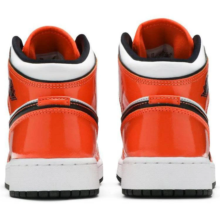 Nike Air Jordan 1 Mid SE GS 'Turf Orange' - Image 4