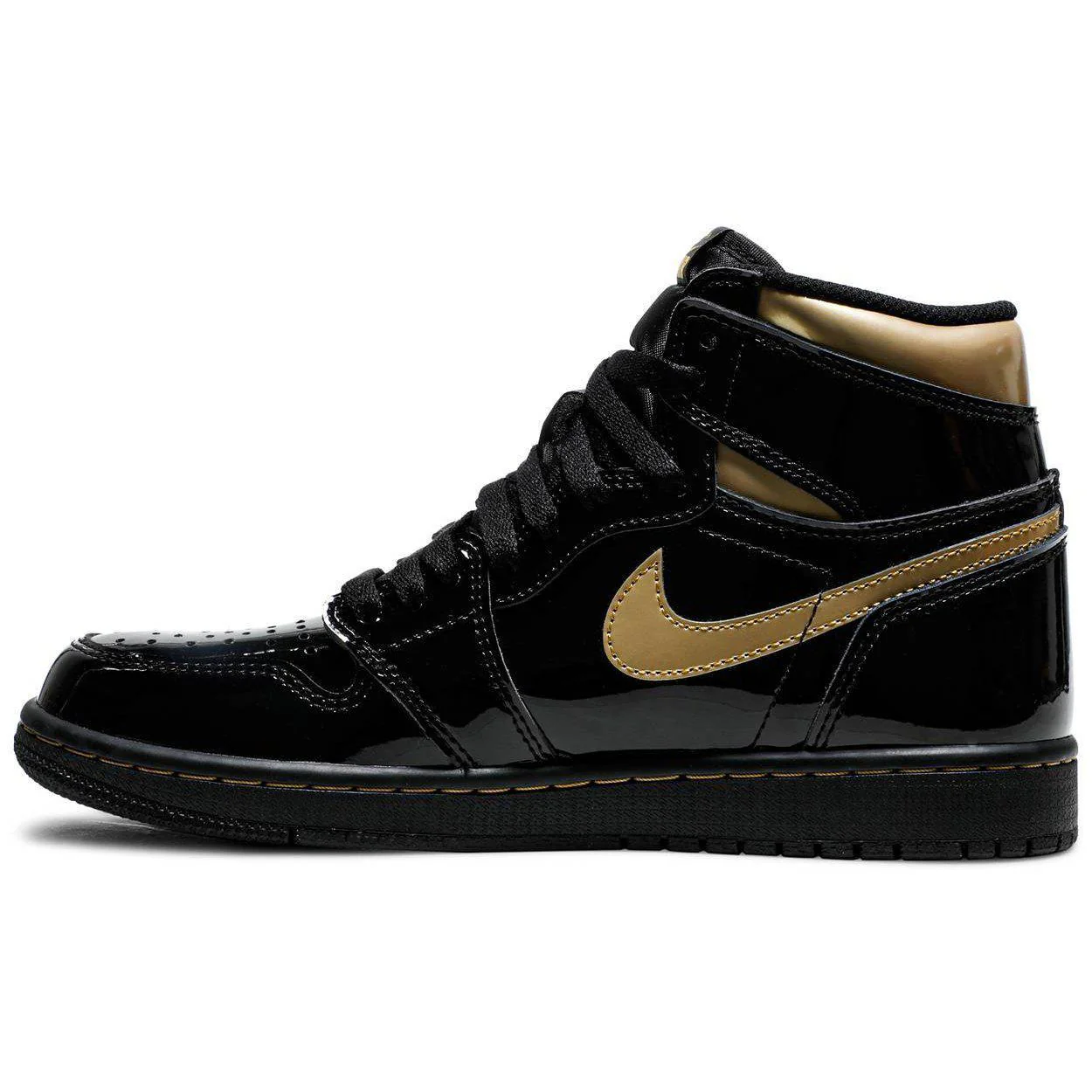 Nike Air Jordan 1 Retro High OG 'Black Metallic Gold' - Image 2
