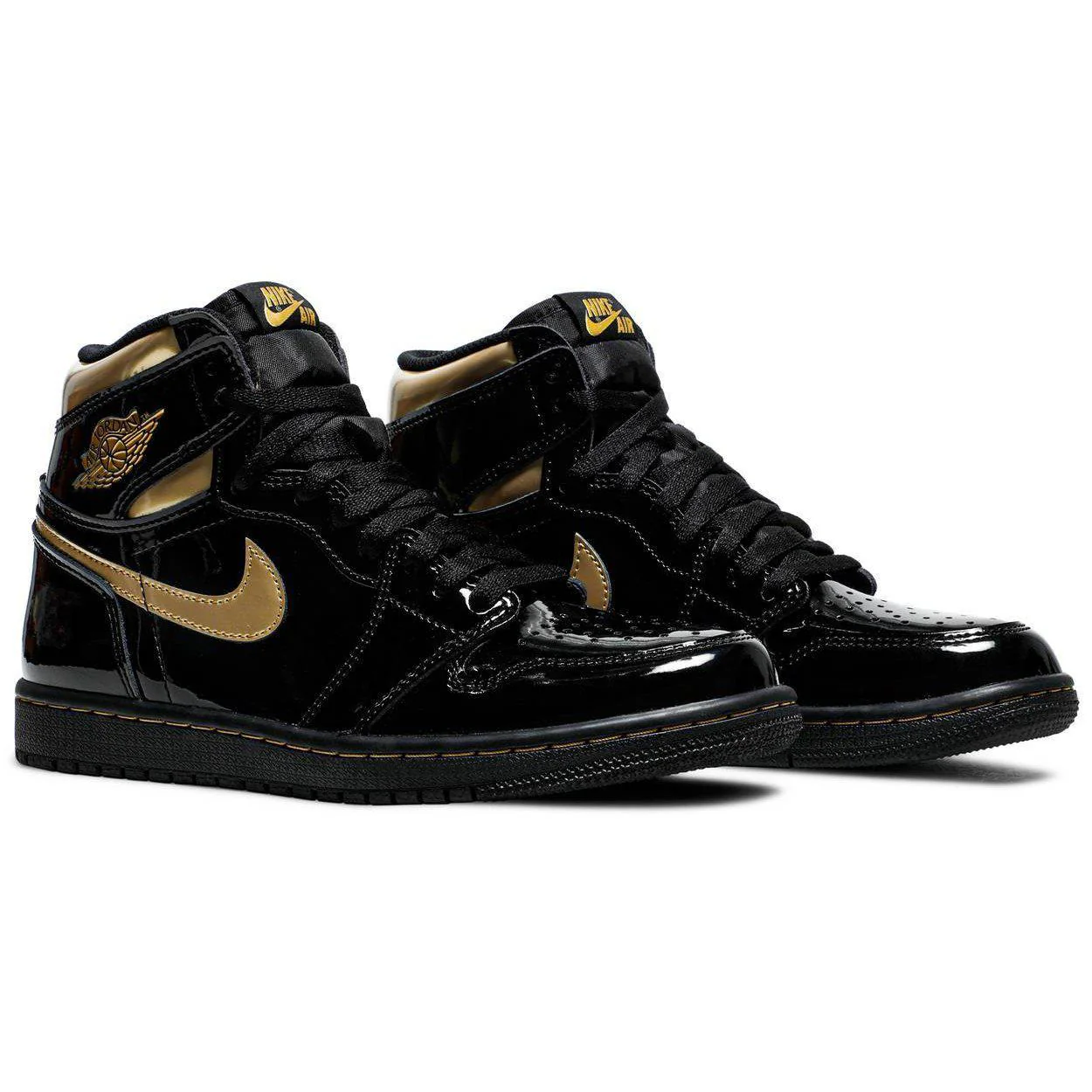 Nike Air Jordan 1 Retro High OG 'Black Metallic Gold' - Image 5