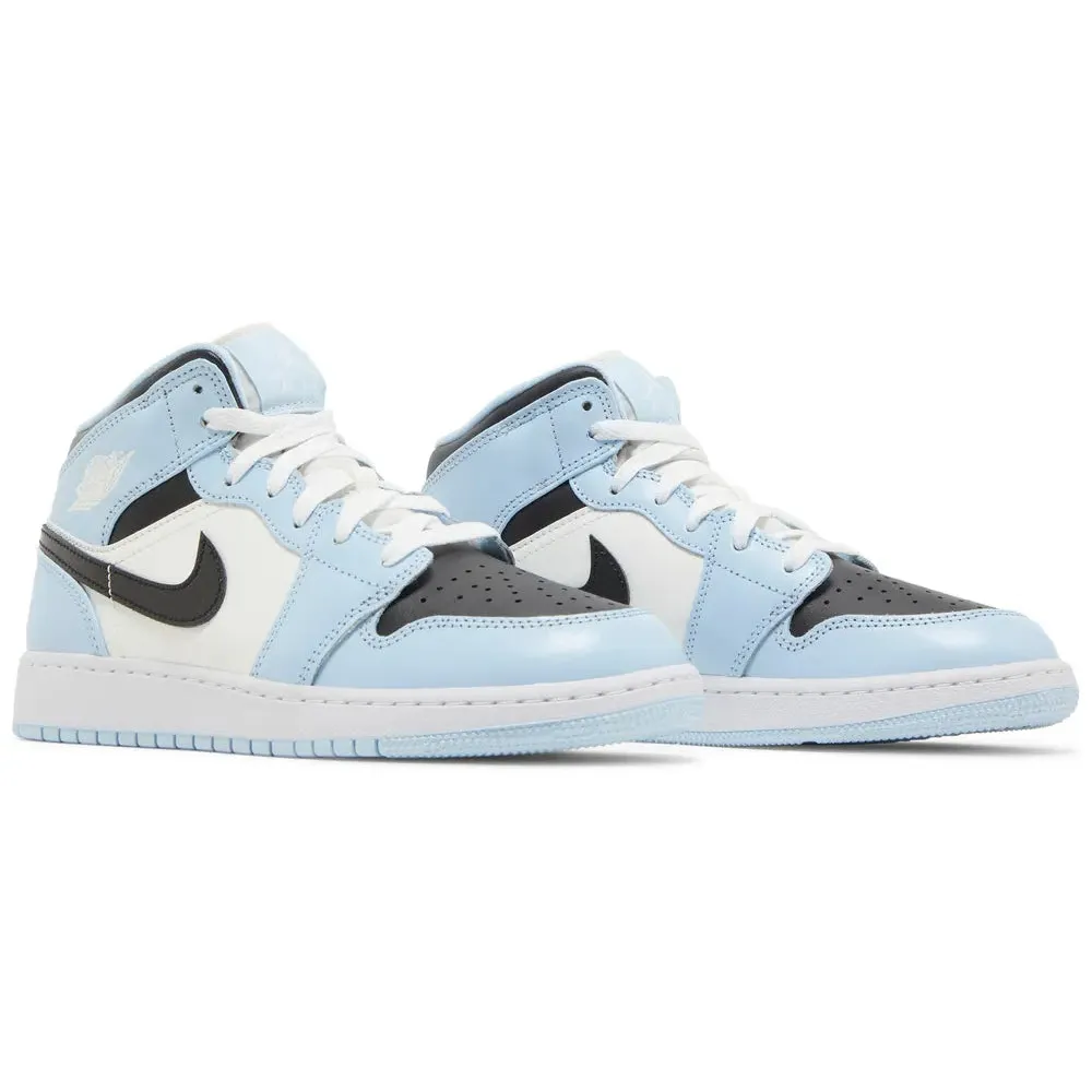 Nike Air Jordan Mid 'Ice Blue' GS - Image 3