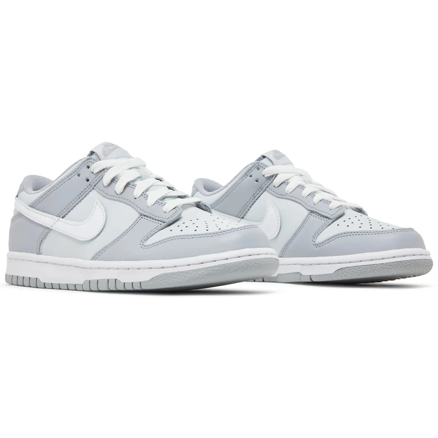 Nike Dunk Low 'Two Tone Grey' GS - Image 3