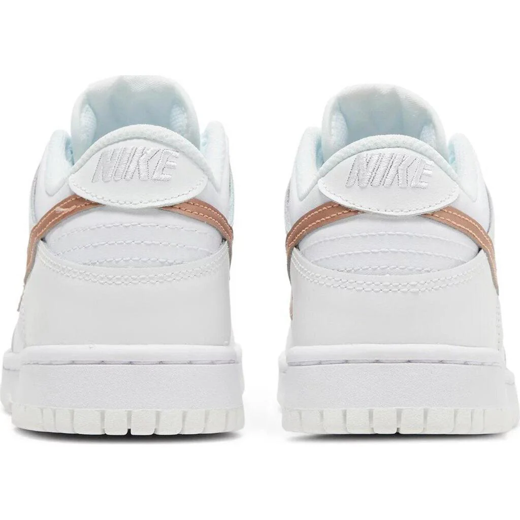 Nike Dunk Low 'White Metallic Red Bronze' GS - Image 2