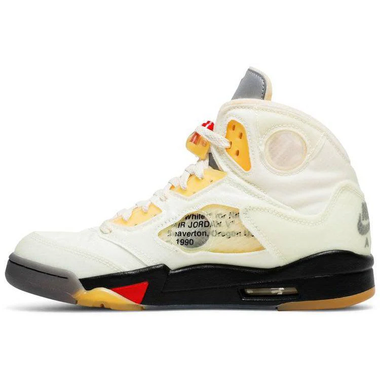 Nike Off-White x Air Jordan 5 SP Sail - Image 2