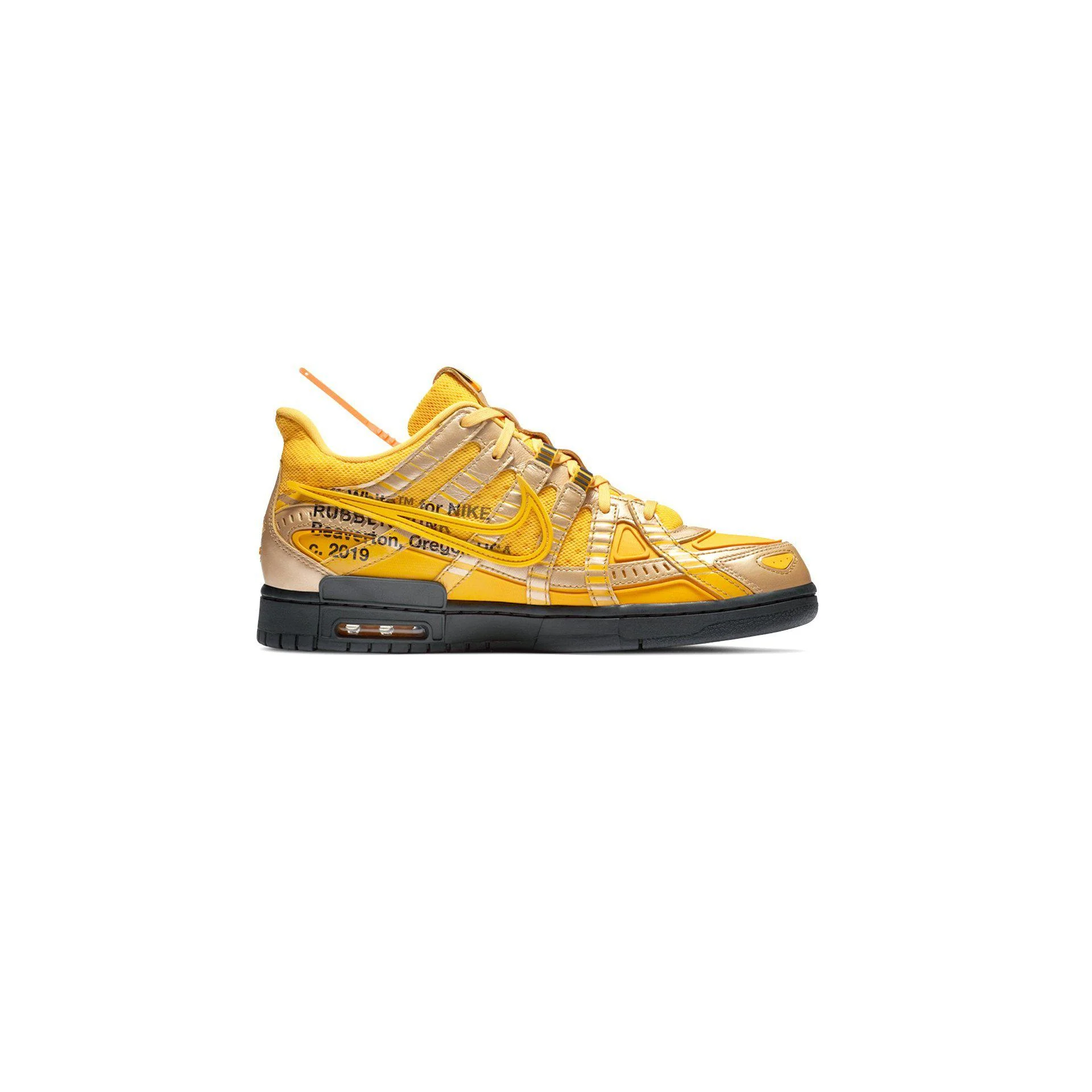 Nike Off-White x Air Rubber Dunk 'University Gold' - Image 7