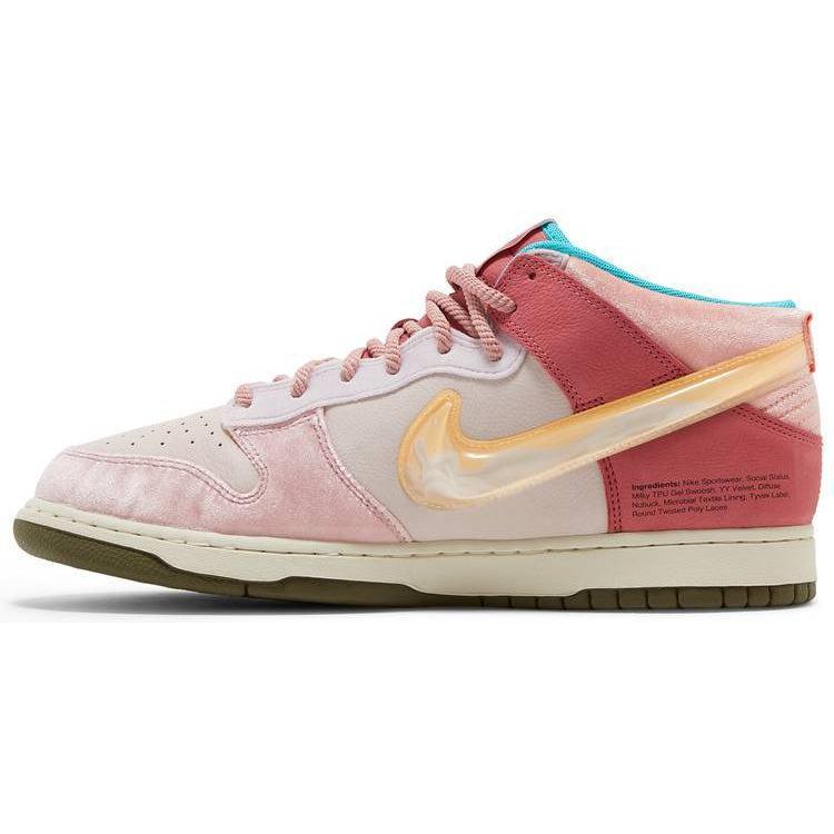 Nike Social Status x Dunk Mid 'Strawberry Milk' - Image 2