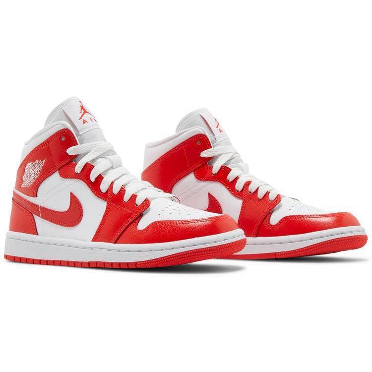 Nike Wmns Air Jordan 1 Mid 'Habanero Red' - Image 5
