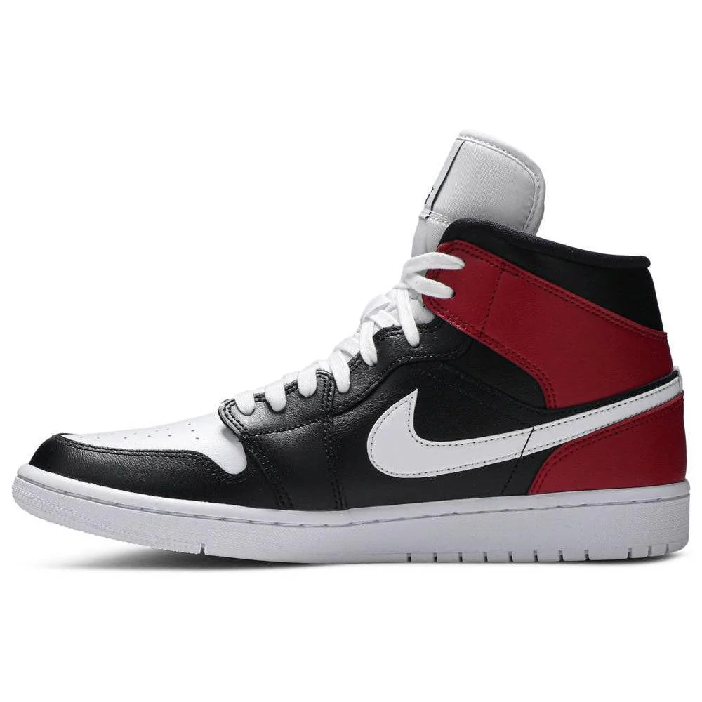 Nike Wmns Air Jordan 1 Mid 'Noble Red' - Image 2
