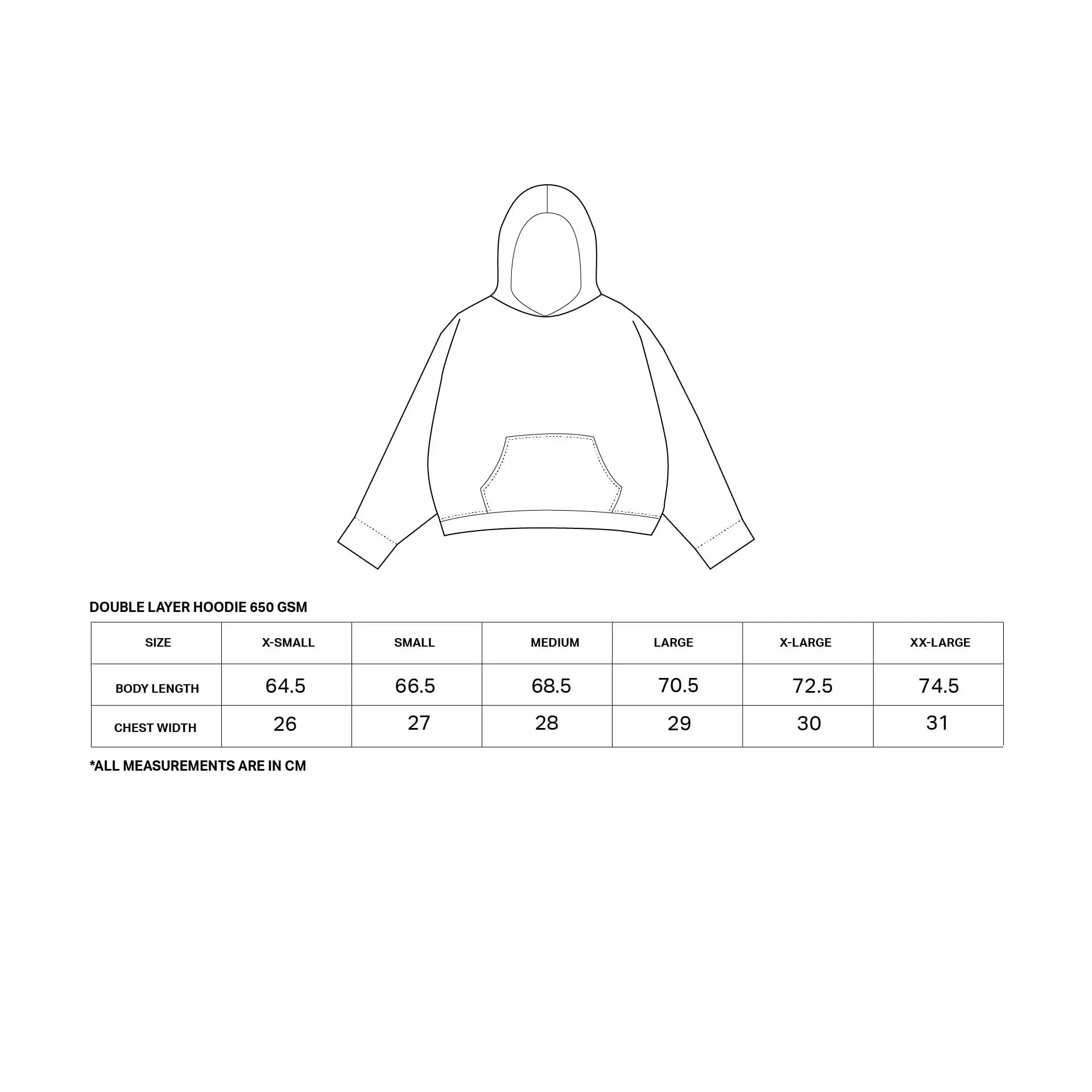 Noobiie DOUBLE LAYER HOODIE 650 GSM - Image 5
