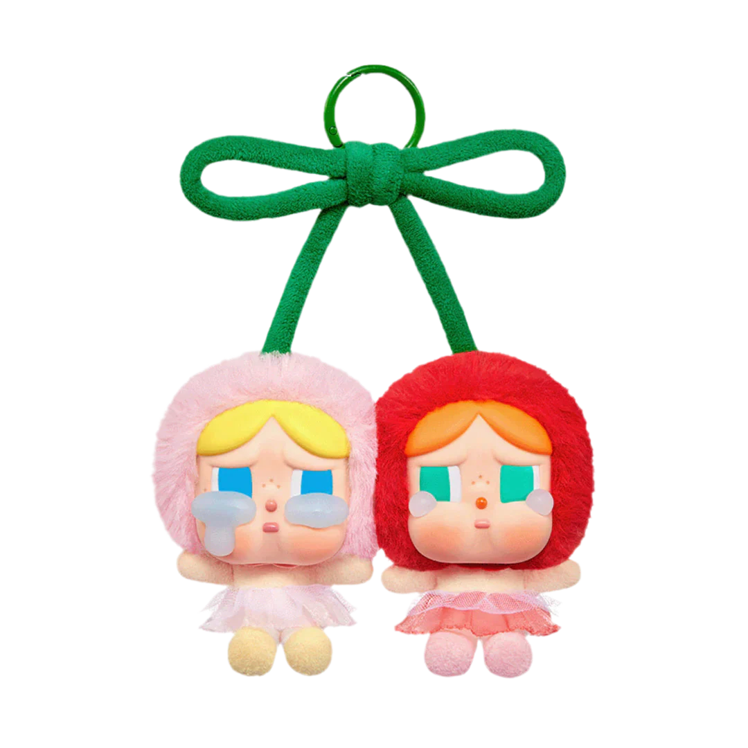 POP MART CRYBABY Crying For Love Series Plush Pendant 'Love You Cherry Much'