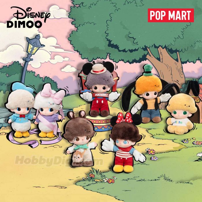 Pop Mart DIMOO World x Disney Series Vinyl Plush Keychain Single Blind Box - Image 3