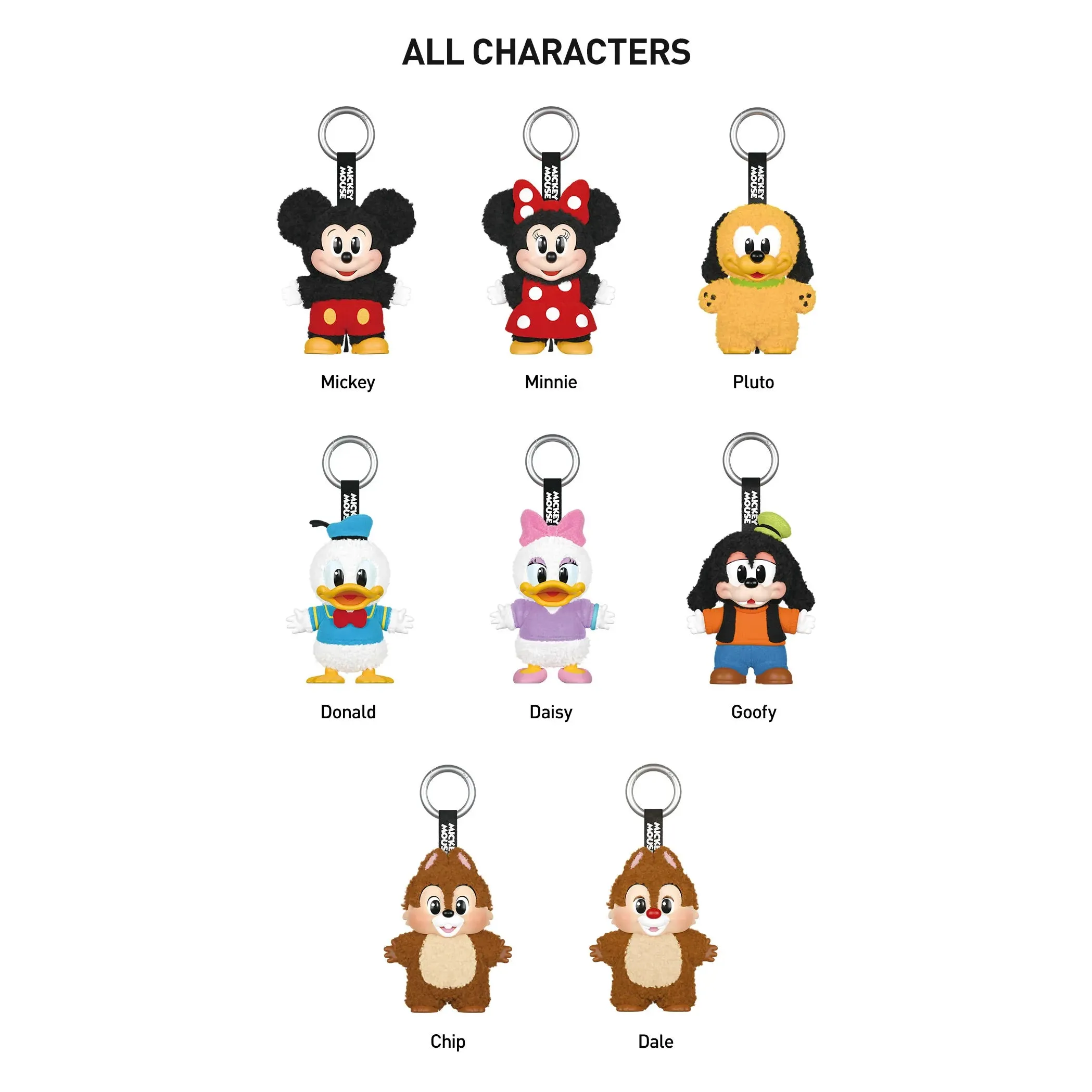 POP MART Disney Mickey Family Series Plush Pendant Blind Box - Image 2