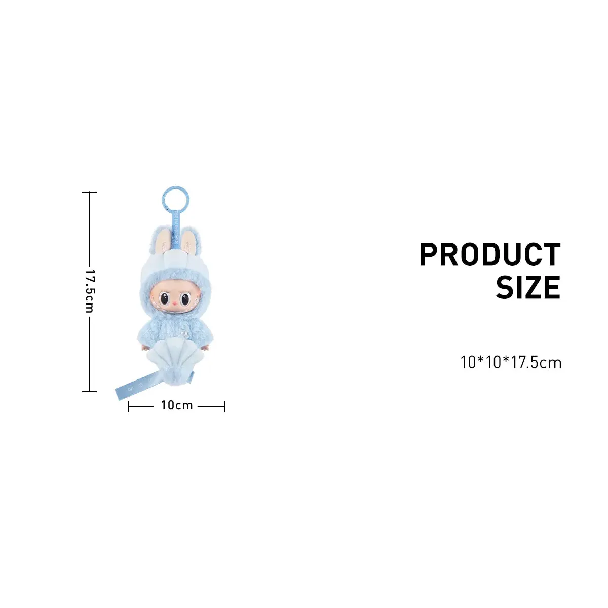 Pop Mart Labubu Hide & Seek In Singapore Series Plush Doll Pendant - Image 3