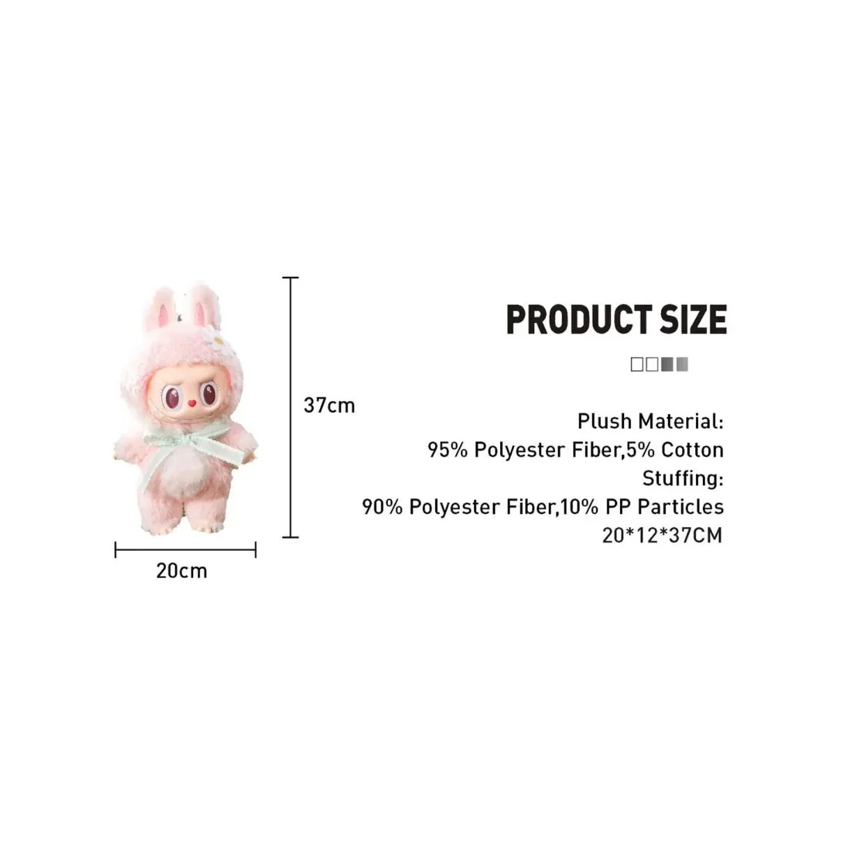 POP MART Labubu Mokoko Close To Sweet Vinyl Plush Doll - Image 4