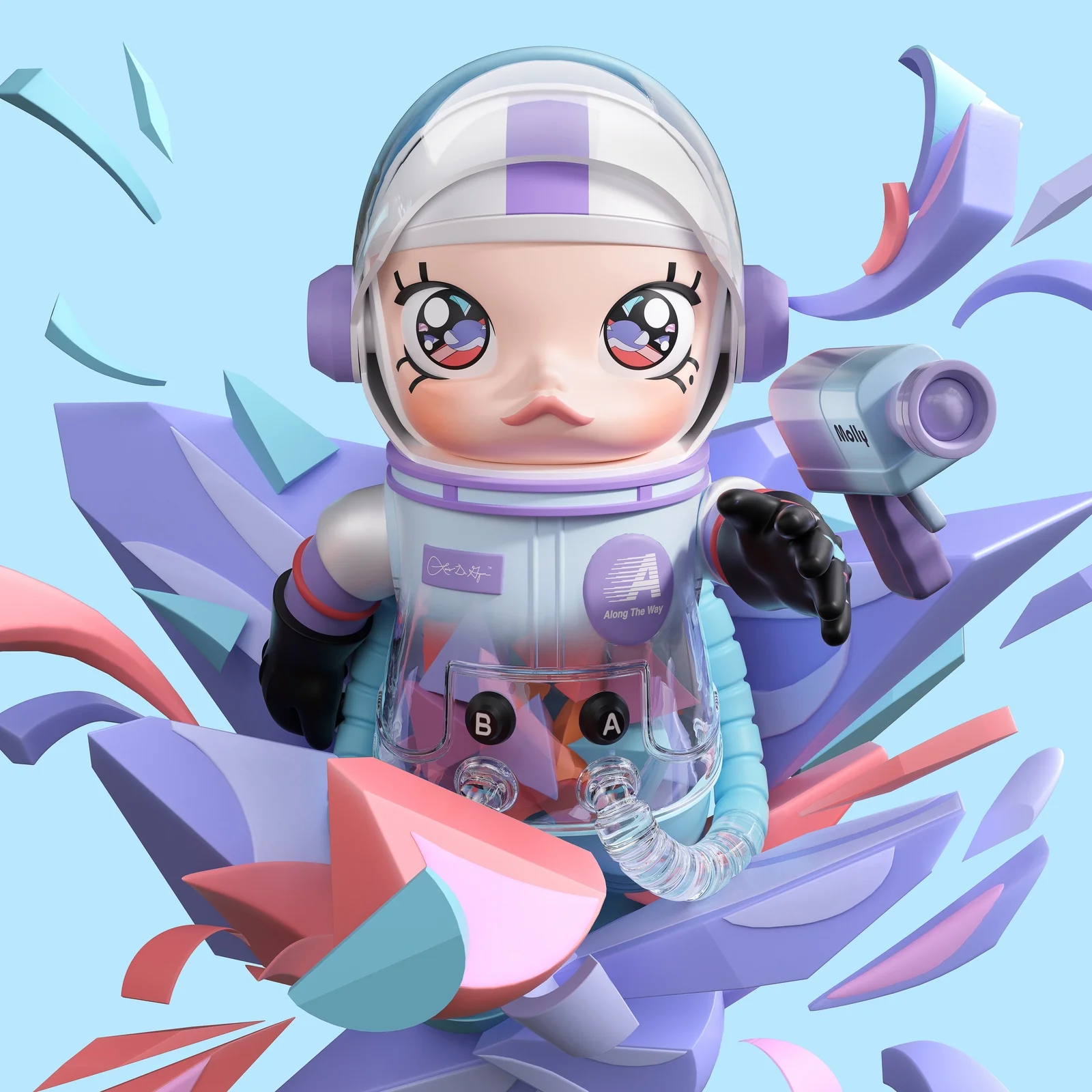Pop Mart Louis De Guzman Mega Space Molly 400% - Image 3