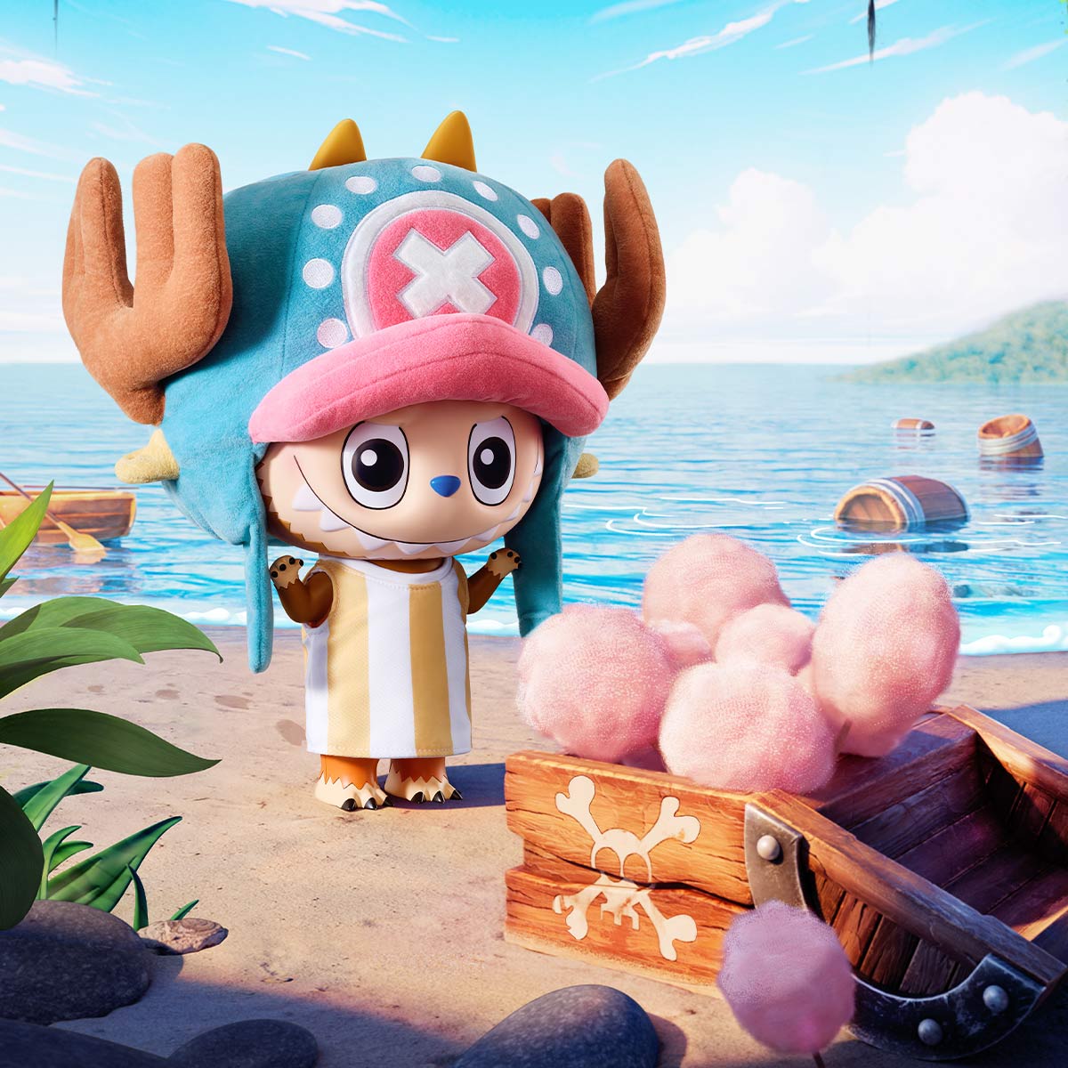 POP MART Mega 400% Labubu Tony Tony Chopper - Image 3