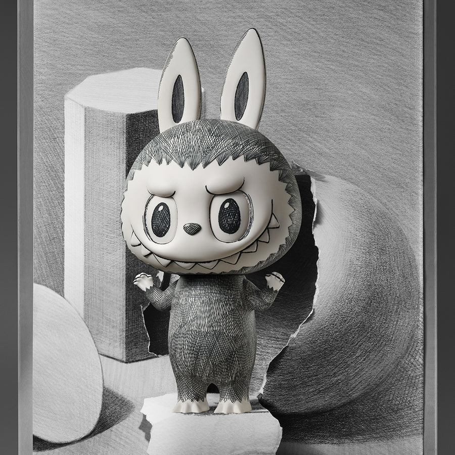 POP MART MEGA LABUBU 400% Sketch - Image 3
