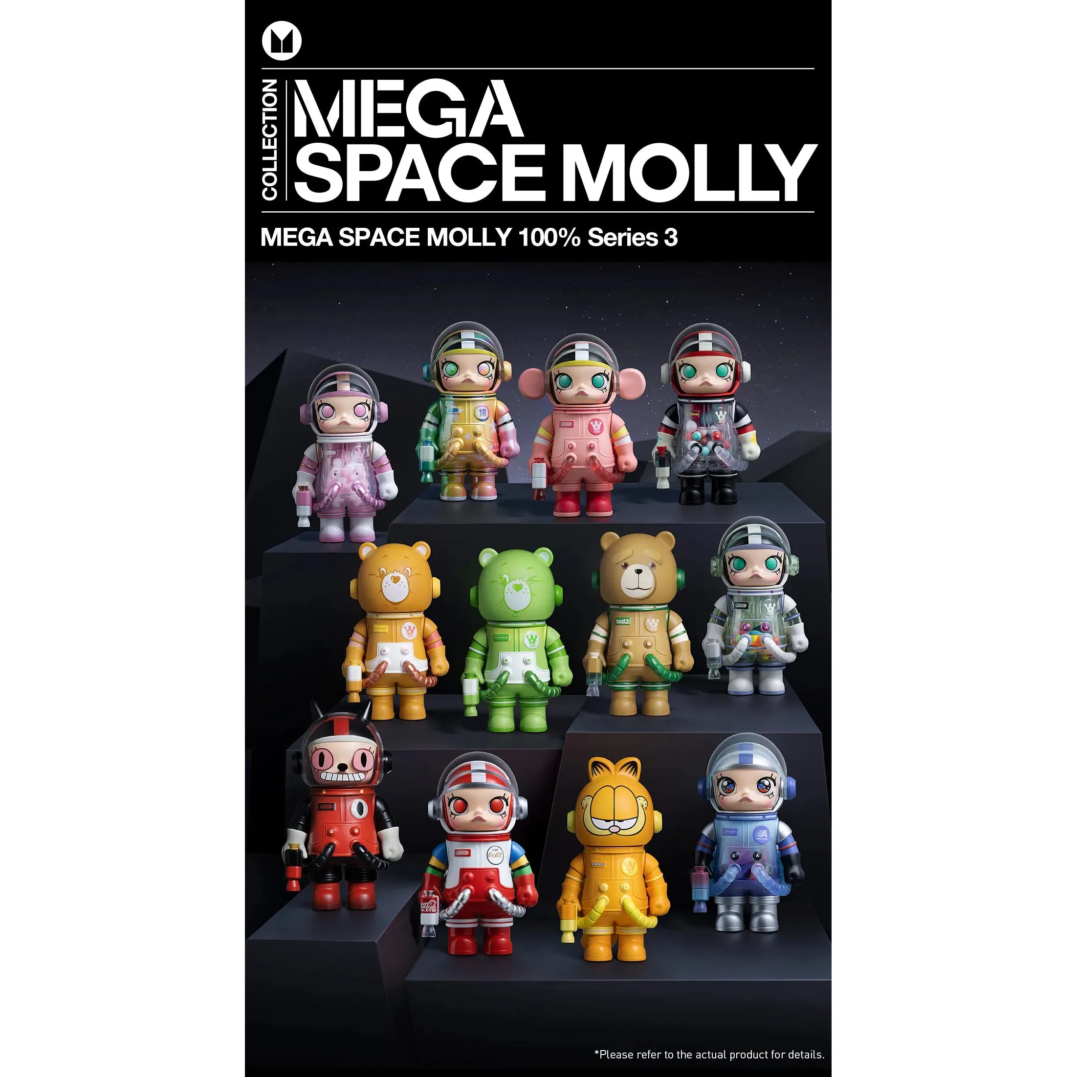 Pop Mart Mega Space Molly 100% Series 3 Sealed Blind Box - Image 2