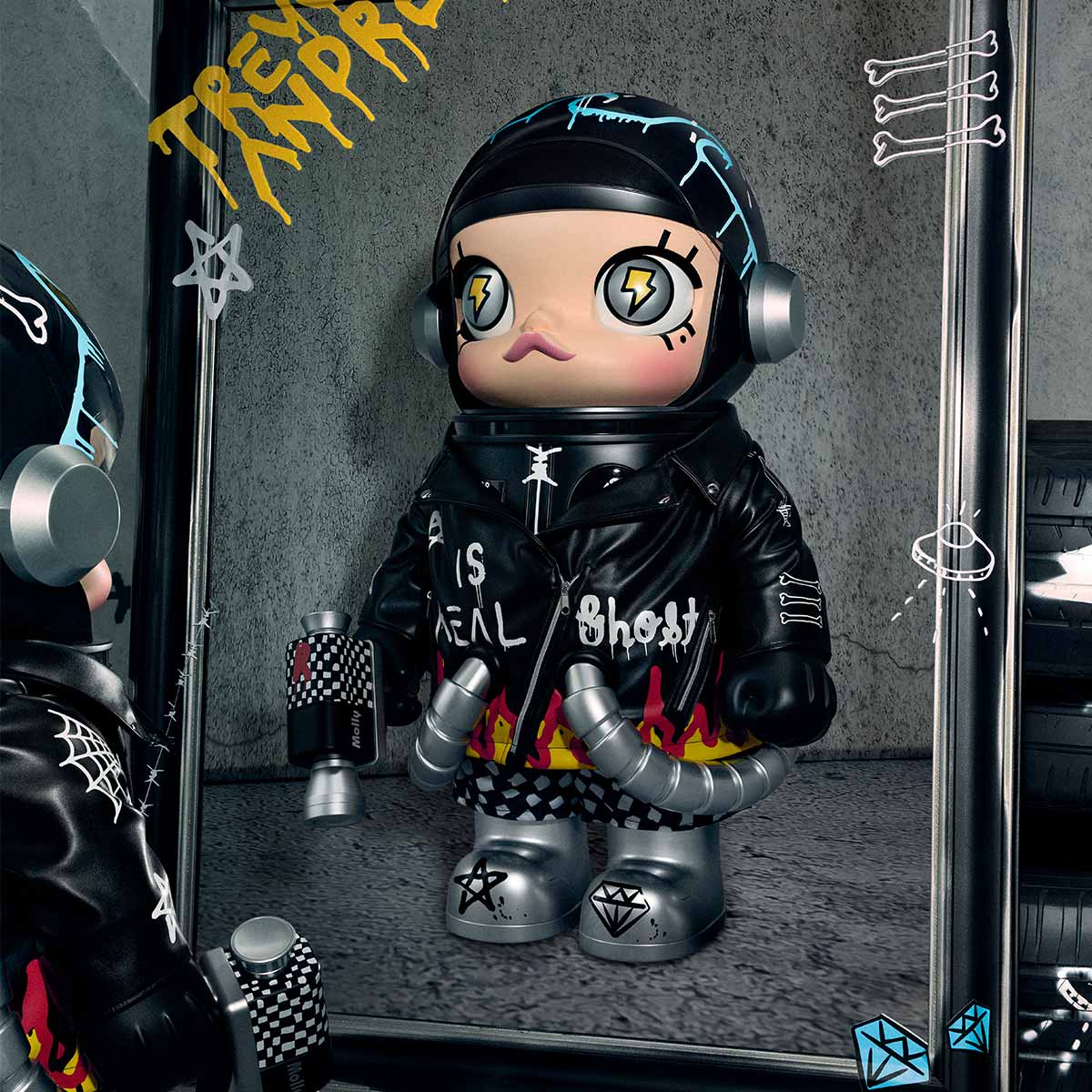 Pop Mart MEGA SPACE MOLLY 1000% Trevor Andrew 2.0 (Sydney Only) - Image 5