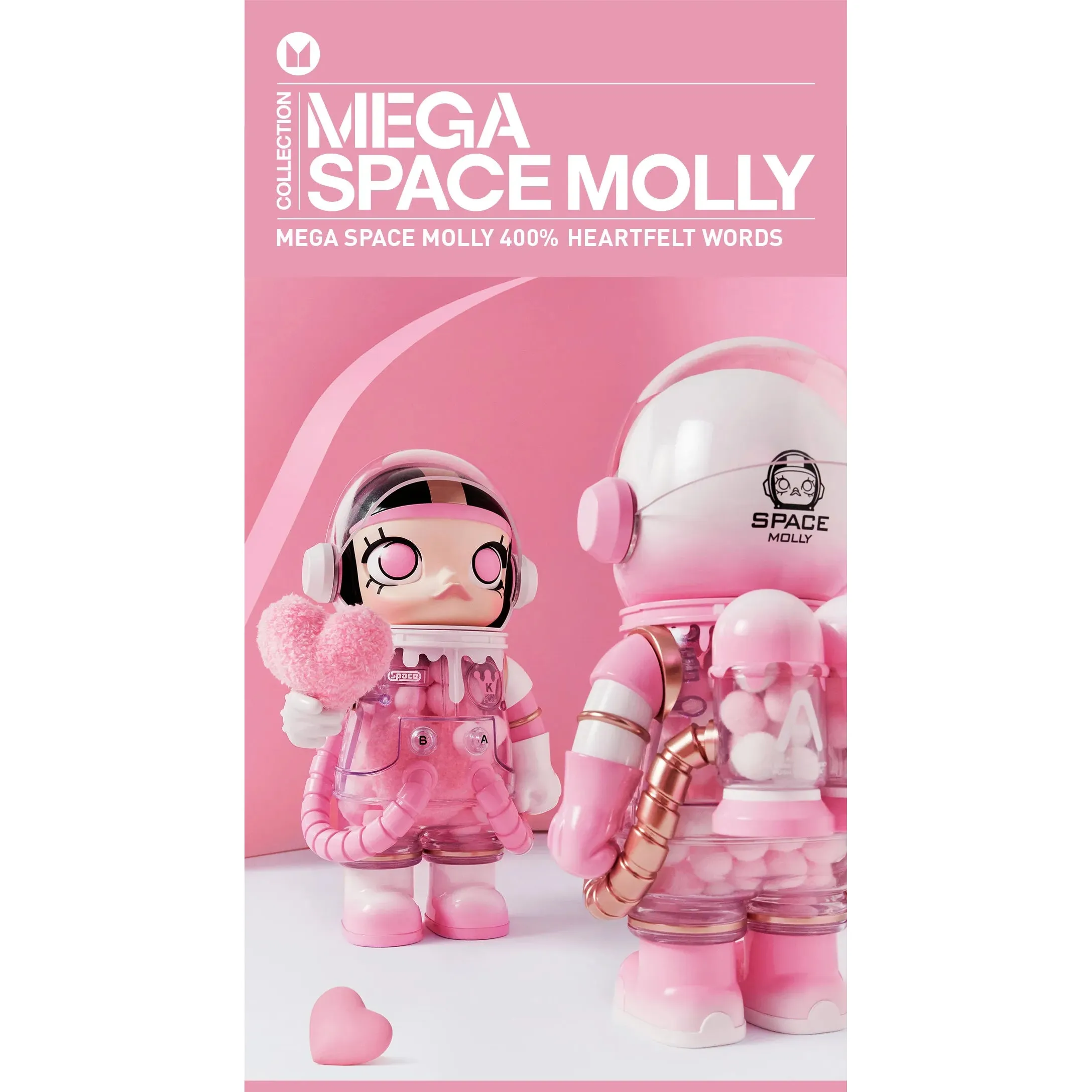 Pop Mart Mega Space Molly "Heartfelt Words" 400% - Image 3