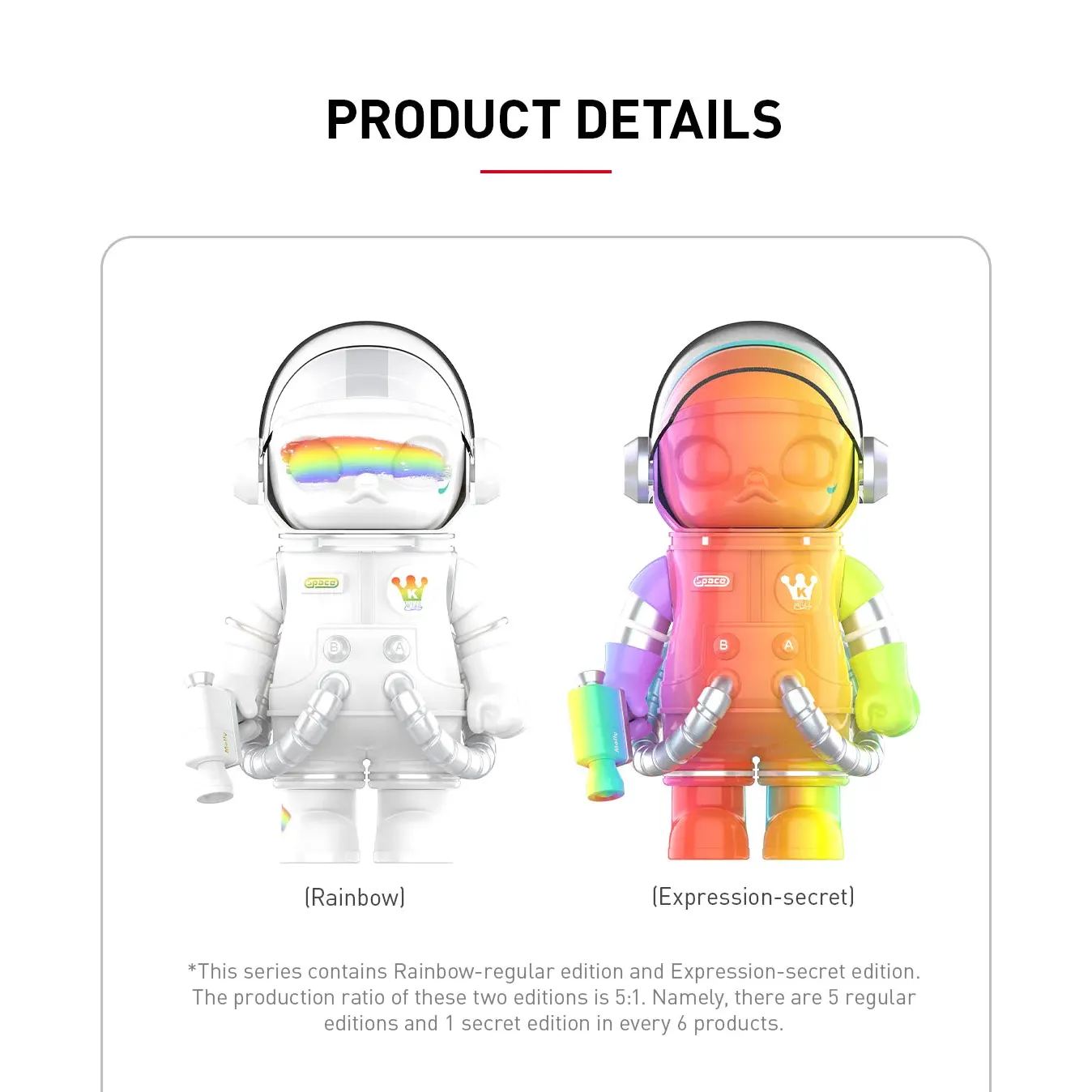 Pop Mart Mega Space Molly Rainbow - Image 3