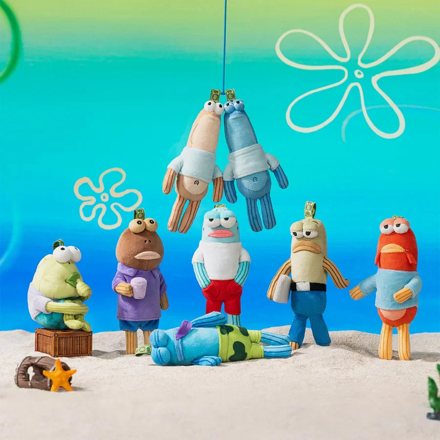 Pop Mart SpongeBob Bikini Bottom Buddies Whimsical Plush Blind Box - Image 4