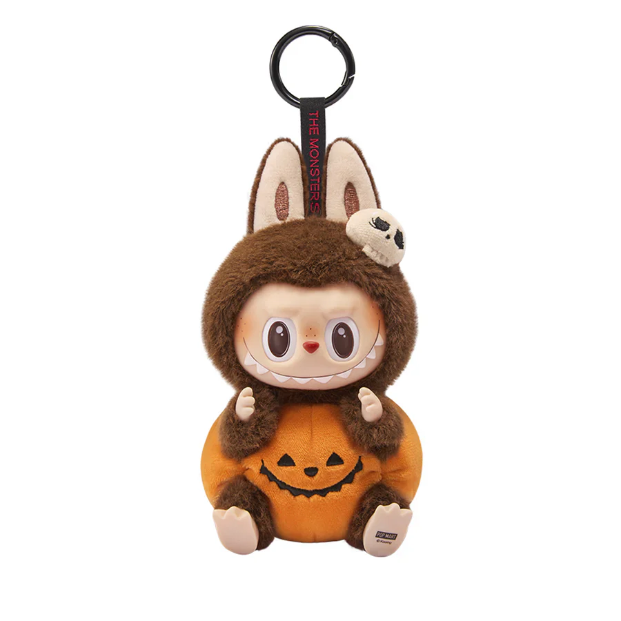 POP MART The Monsters LABUBU Happy Halloween - Sitting Pumpkin Vinyl Plush Pendant