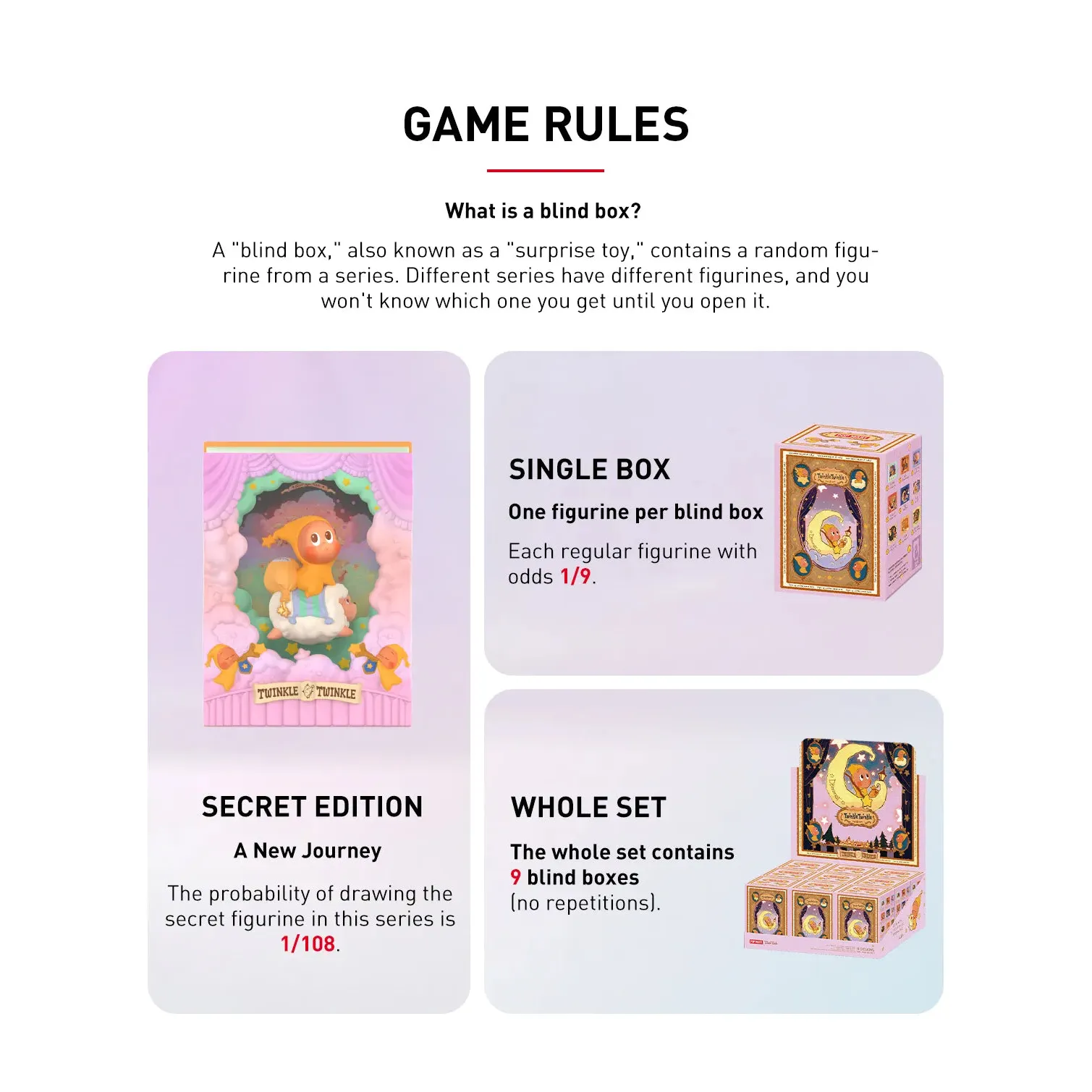 Pop Mart Twinkle Twinkle Light Up Series Scene Sets Blind Box - Image 3