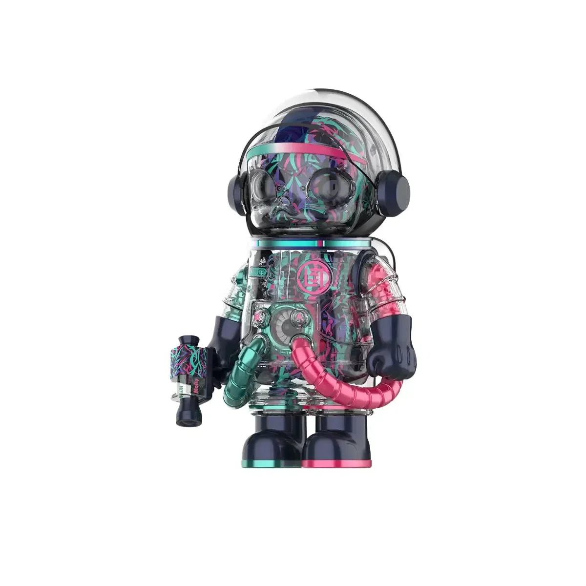 Pop Mart x CLOT Mega Space Molly Magenta Alinegra 400% - Image 4