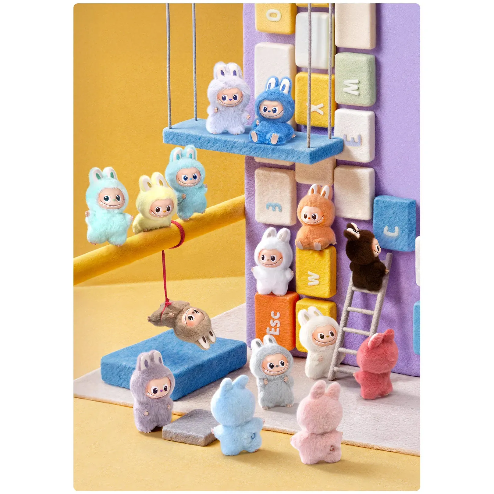 Popmart THE MONSTERS Pin for Love Series-Vinyl Plush Pendant Blind Box (A-M) x 1 - Image 2