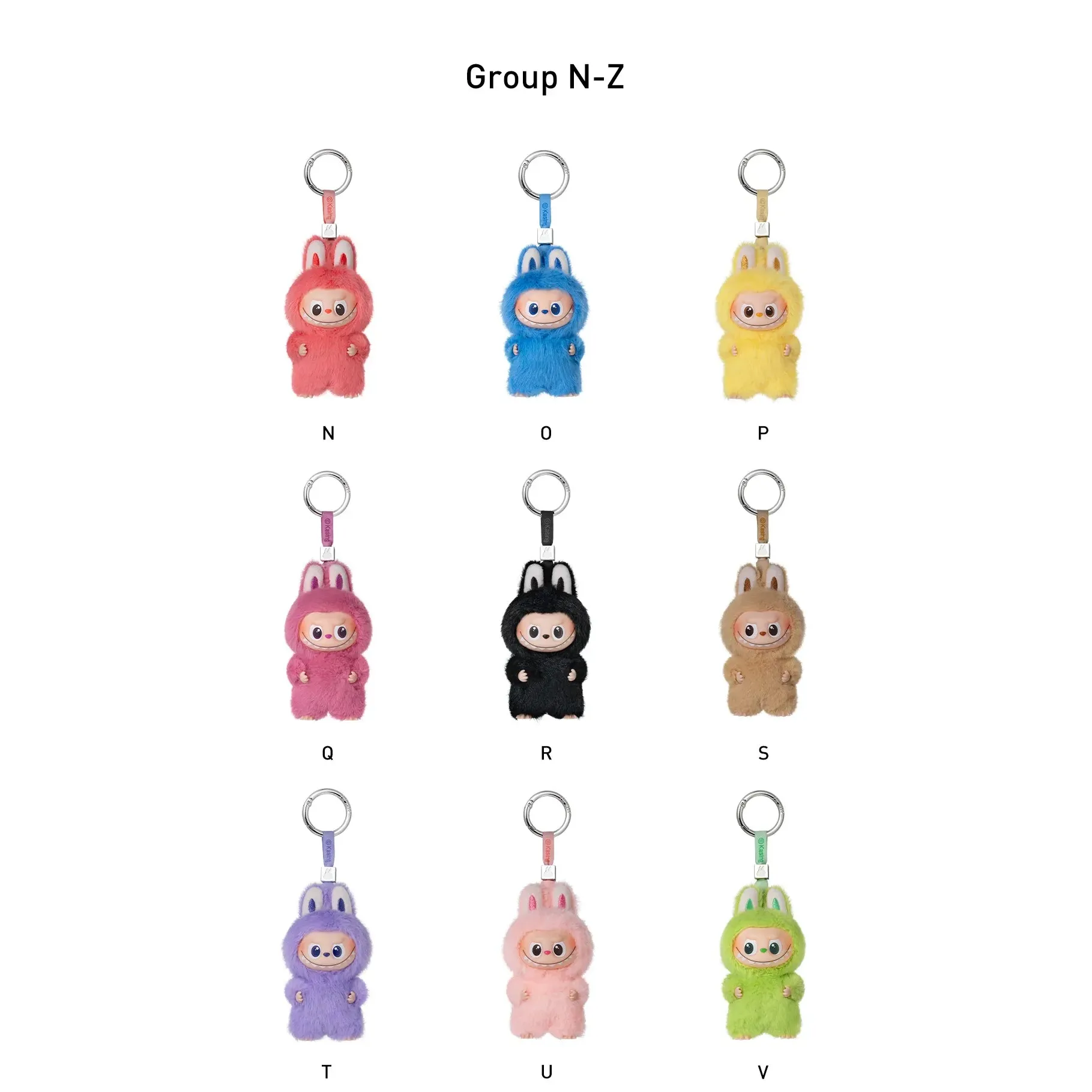 Popmart THE MONSTERS Pin for Love Series-Vinyl Plush Pendant Blind Box (N-Z) Whole BOX x 14 - Image 5