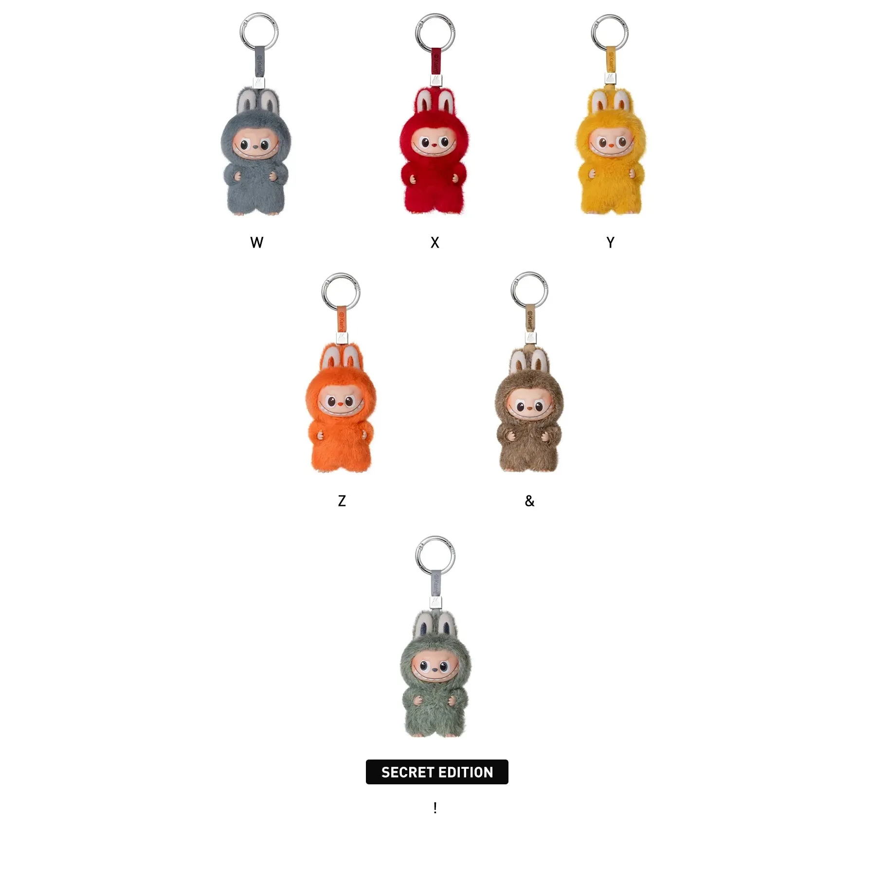 Popmart THE MONSTERS Pin for Love Series-Vinyl Plush Pendant Blind Box (N-Z) Whole BOX x 14 - Image 6