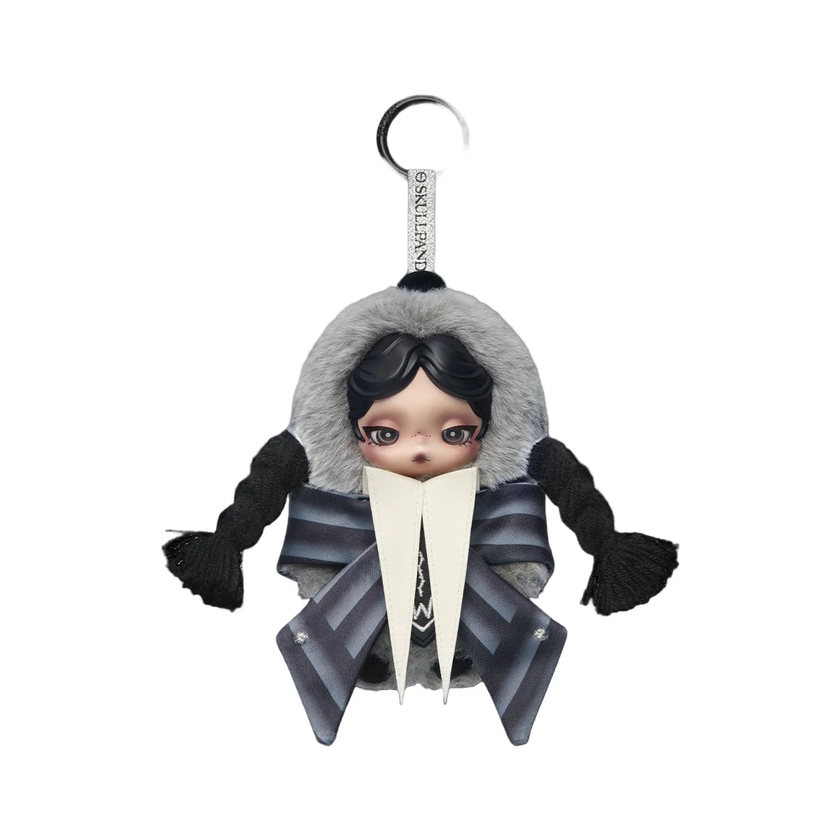 SKULLPANDA × Wednesday Plush (Nevermore Academy Uniform Version)