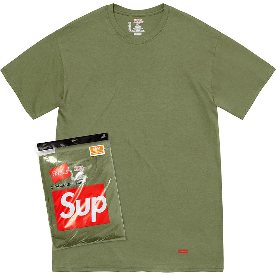 Supreme®/Hanes® Tagless Tees (2 Pack) Green