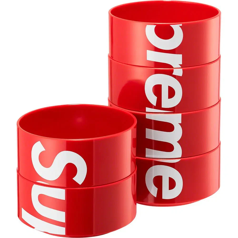 SUPREME®/HELLER BOWLS (SET OF 6) Red