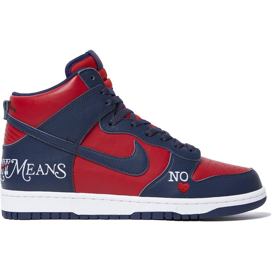 Supreme®/Nike® SB Dunk High (Blue)