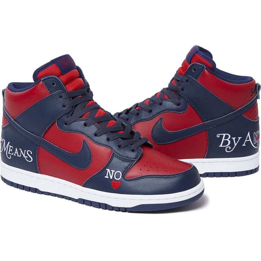 Supreme®/Nike® SB Dunk High (Blue) - Image 2