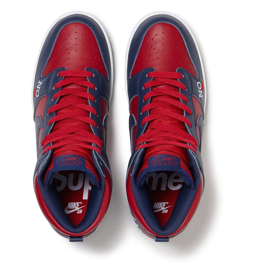 Supreme®/Nike® SB Dunk High (Blue) - Image 3