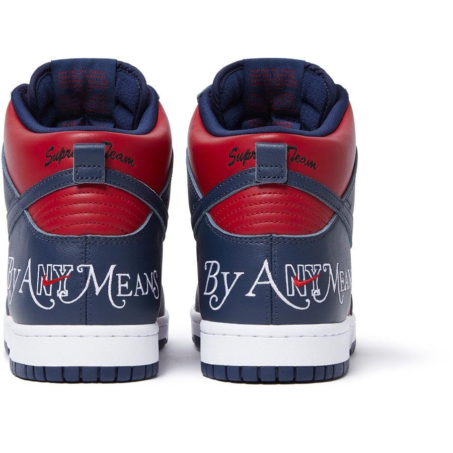 Supreme®/Nike® SB Dunk High (Blue) - Image 4