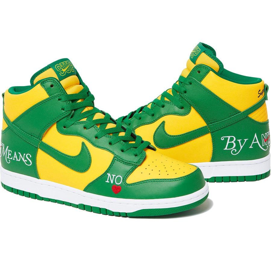Supreme®/Nike® SB Dunk High (Yellow) - Image 2