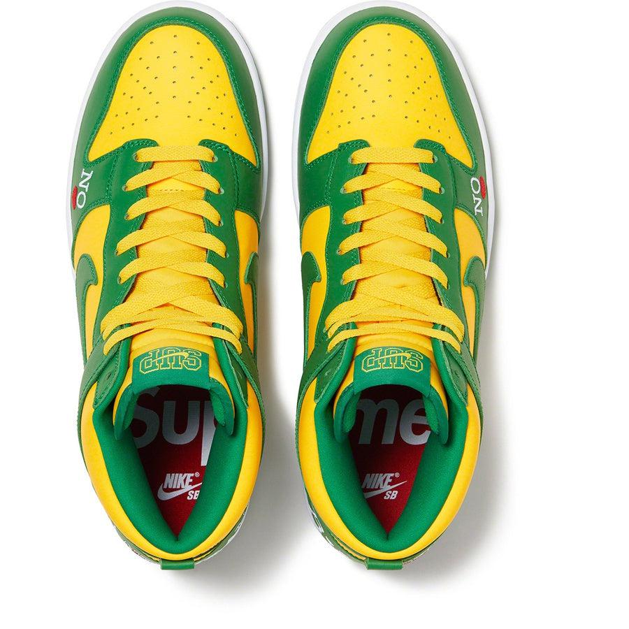 Supreme®/Nike® SB Dunk High (Yellow) - Image 3