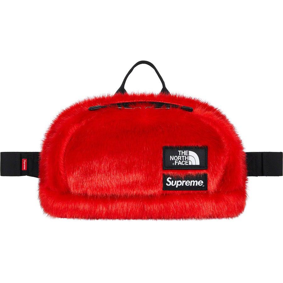 Supreme®/The North Face® Faux Fur Waist Bag (Red) - Image 3