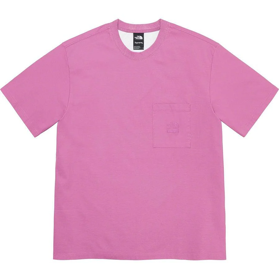 Supreme®/ The North Face® Pigment Printed Pocket Tee (Pink)