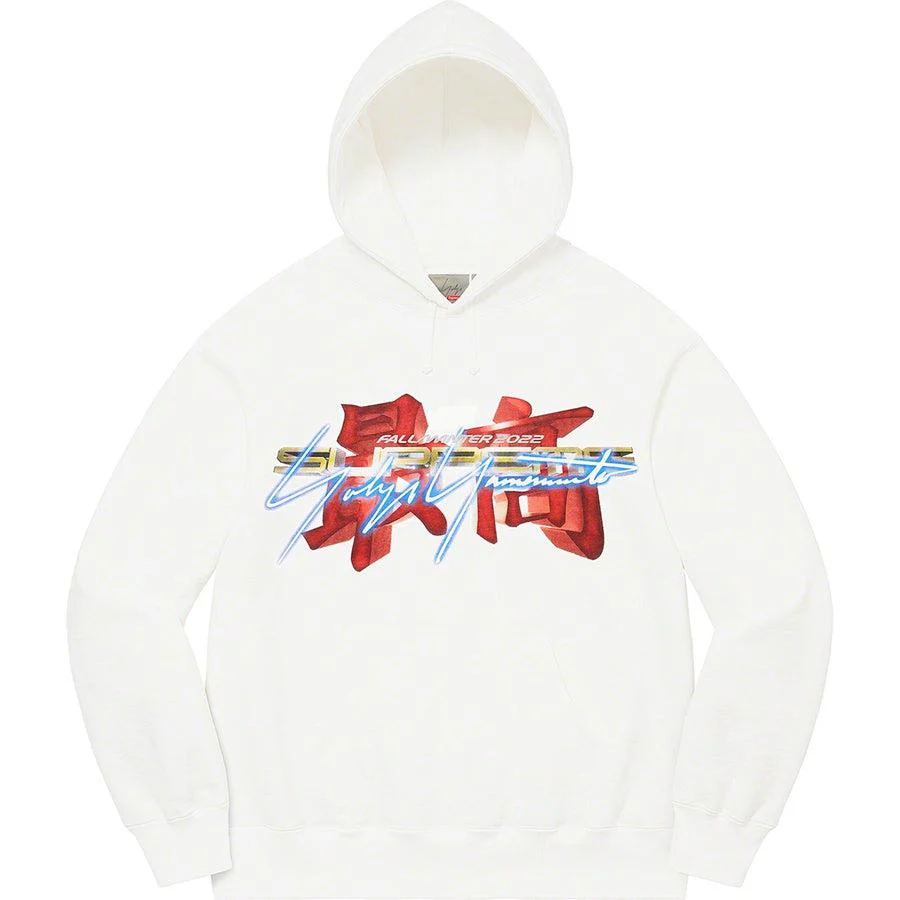 Supreme®/Yohji Yamamoto® TEKKEN™ Hooded Sweatshirt (White)