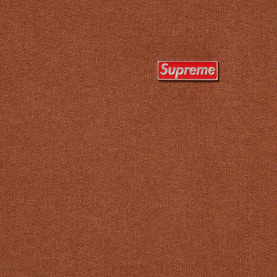 Supreme Enamel Small Box Hooded Sweatshirt (Brown) - Image 2