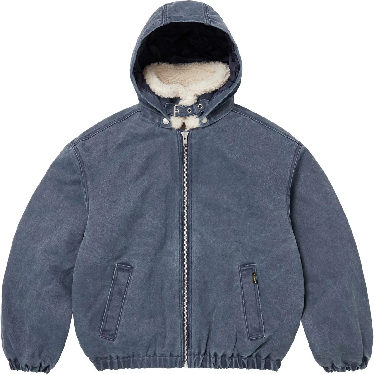 Supreme Faux Shearling Lined Bomber Jacket - Image 3